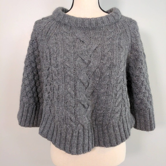 Banana Republic Sweaters - Banana Republic Crop Wool Alpaca Blend Sweater Size XS